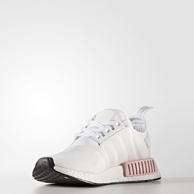 Adidas nmd womens white icey pink best sale